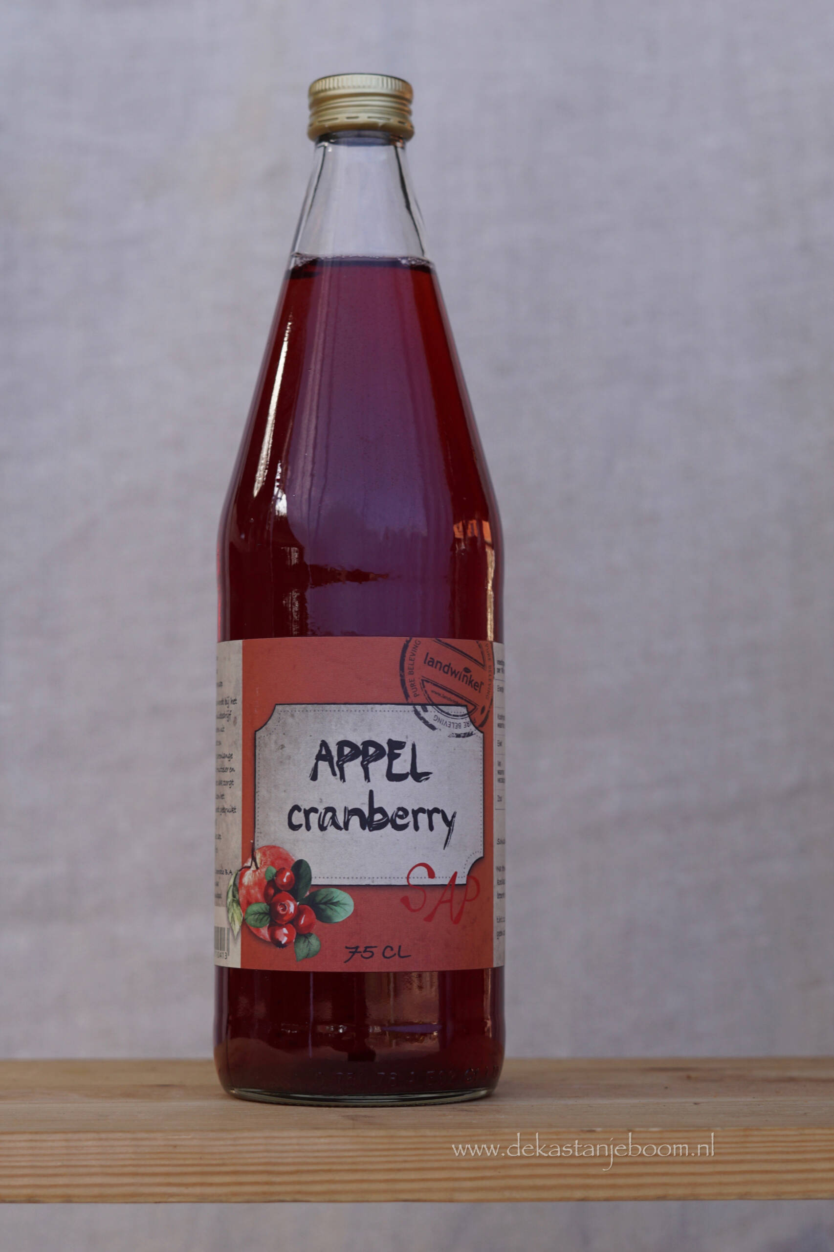 Appel cranberry sap 75cl